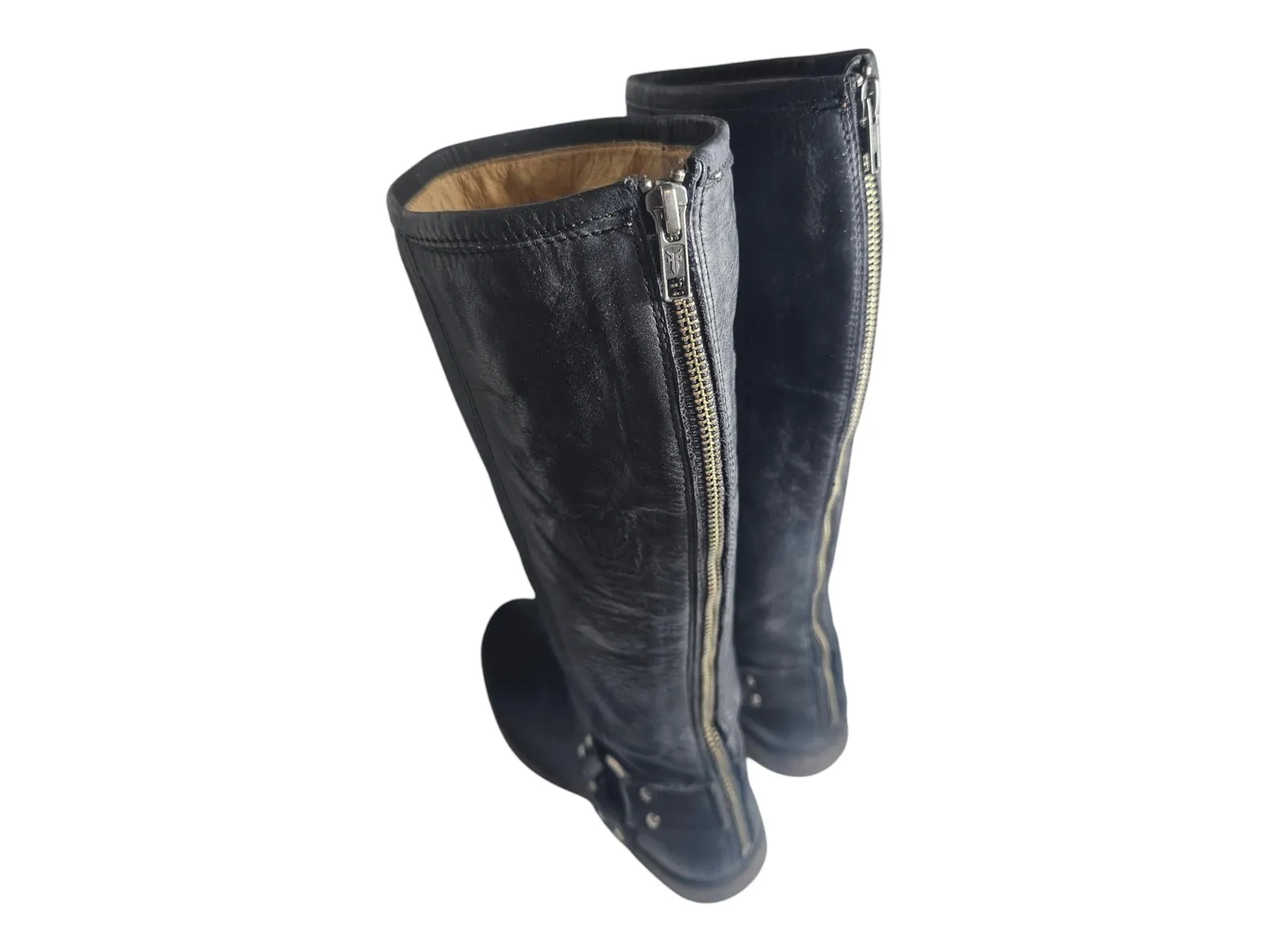 Frye Phillip Harness Riding Boots Size (6.5) B - Image 8