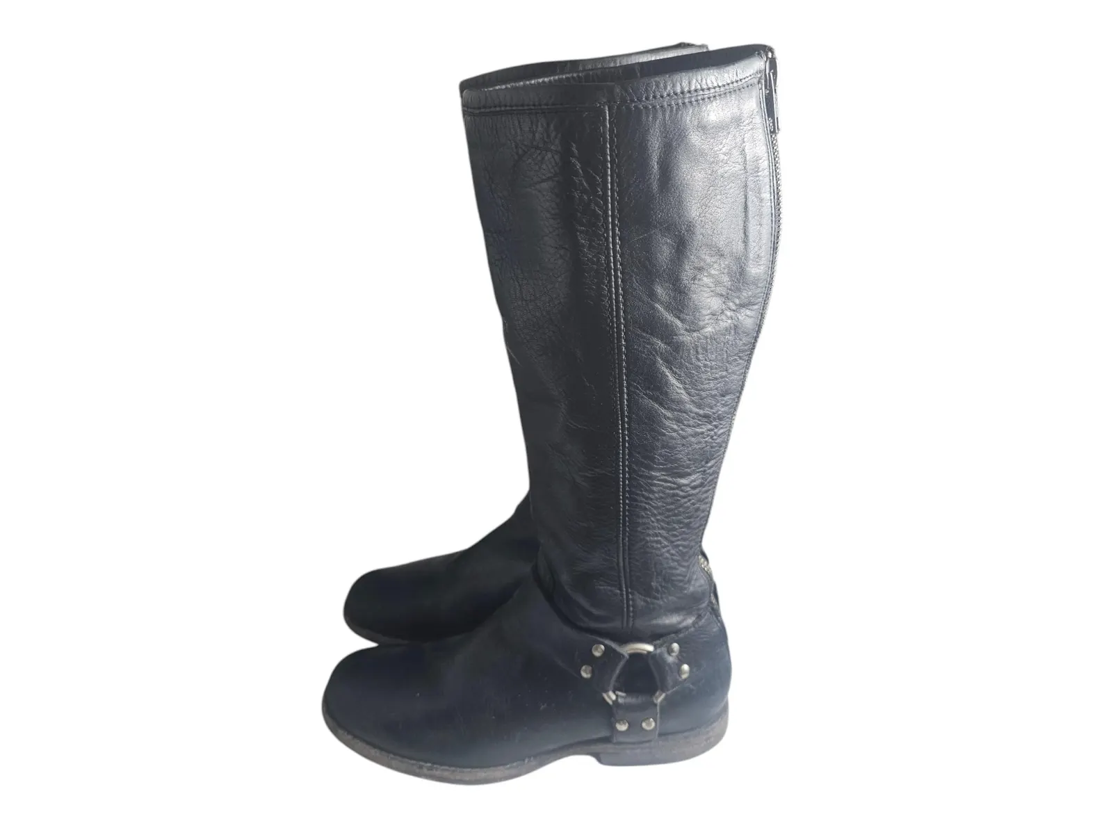 Frye Phillip Harness Riding Boots Size (6.5) B - Image 4