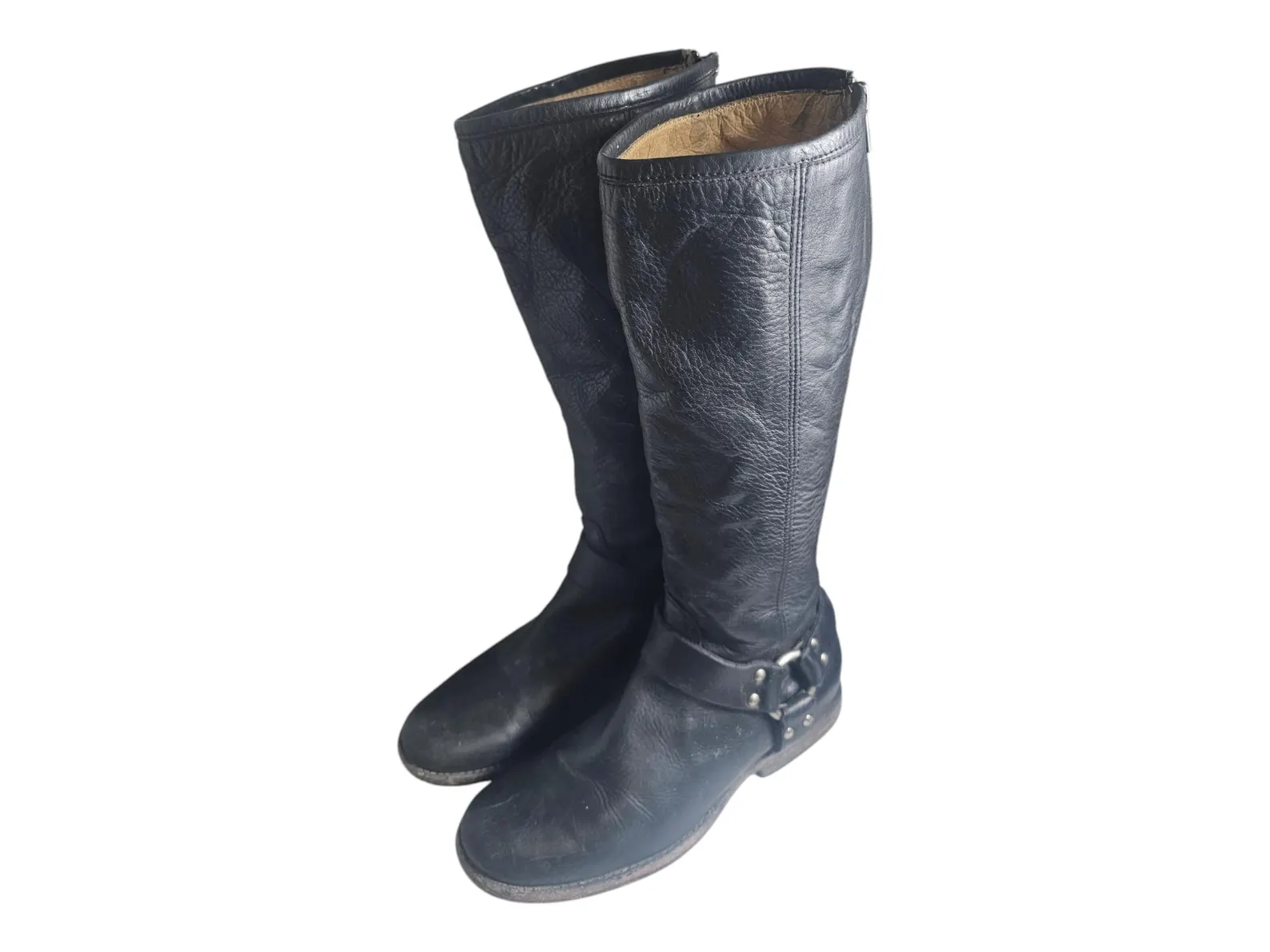 Frye Phillip Harness Riding Boots Size (6.5) B - Image 5