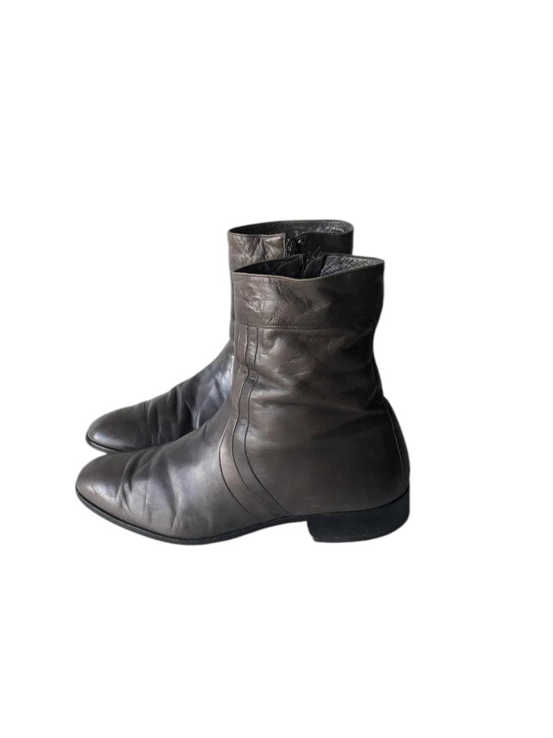 Vintage BALLY Leather Ankle Boots: Italian Soft Leather, Size 9M - Image 7