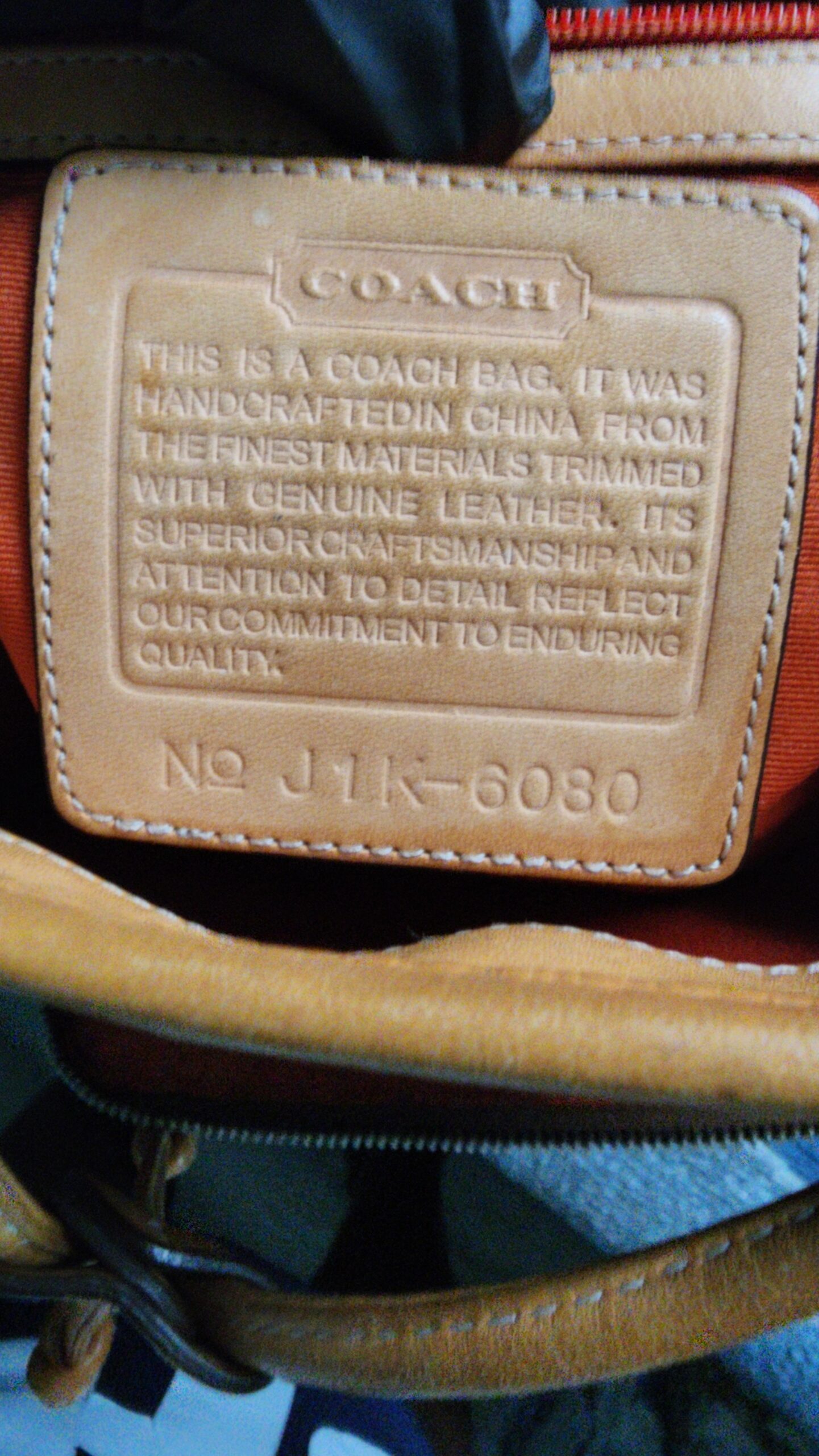 Coach Canvas Khaki and Brown Large Backpack - Image 5