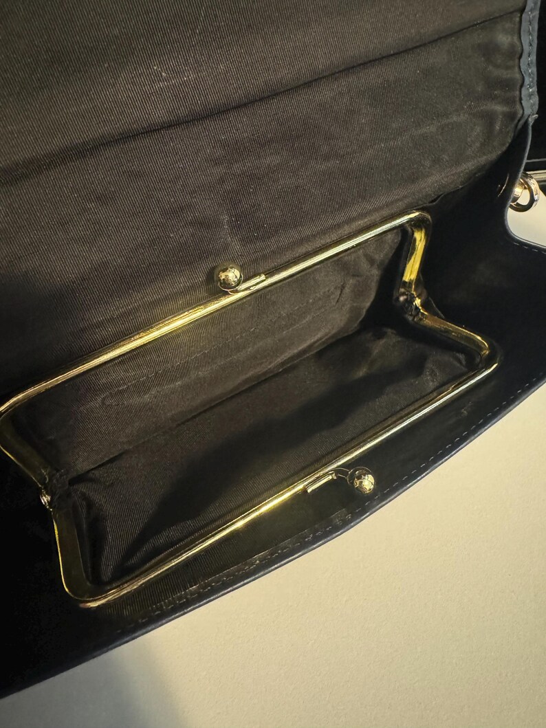 Christian Dior Navy and White Clutch Wallet Purse - Image 3